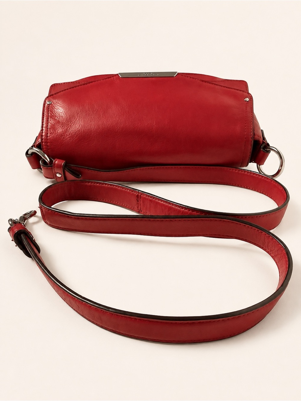 Coach Taylor Mini Flap Crossbody Bag F31844 Berry Red Leather - Picture 12 of 12